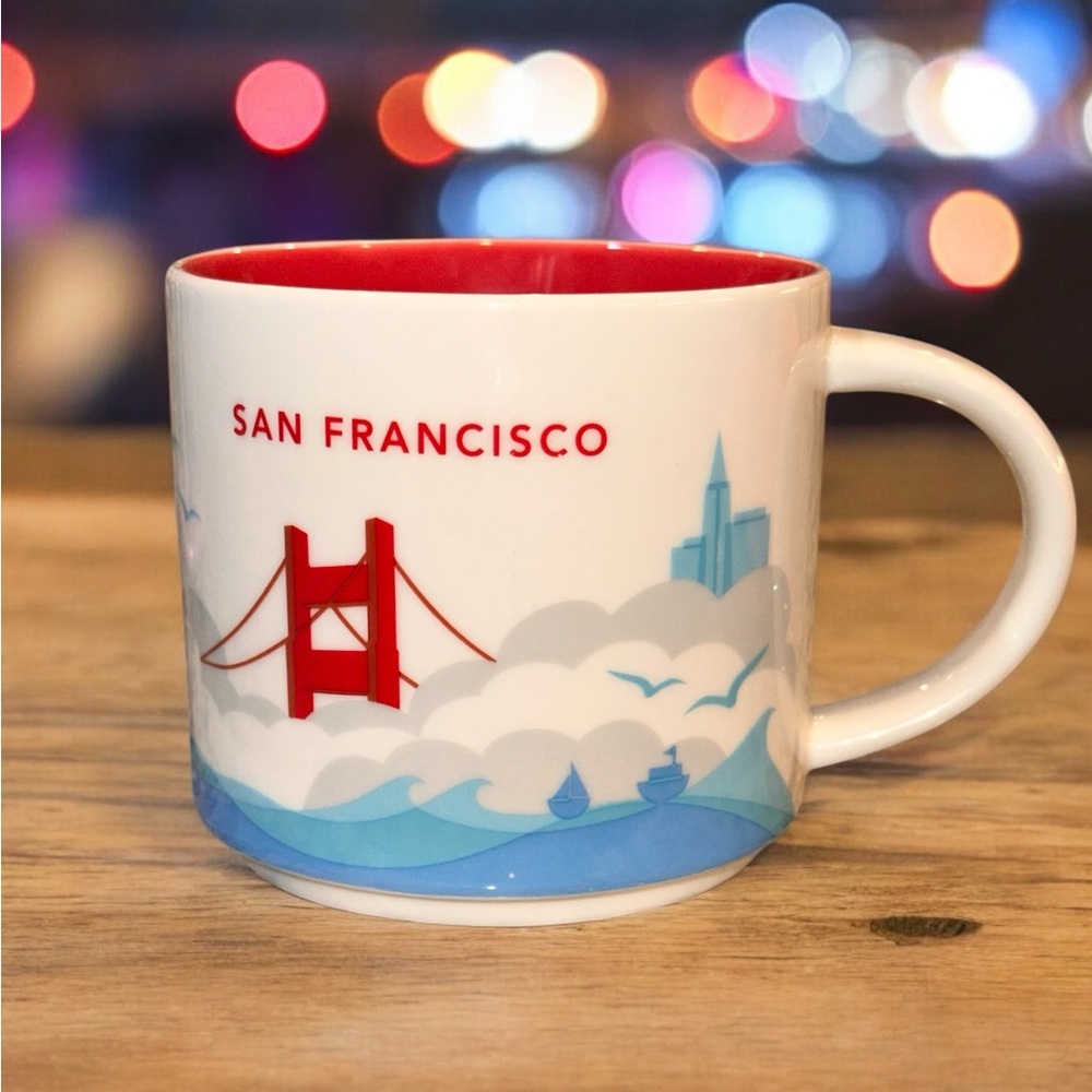 Starbucks San Francisco You Are Here Series Collection 14oz Coffee Tea Mug NWOB